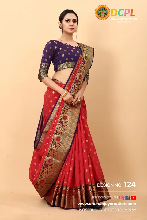 Do you want to saree so DM me 💬 and order now guys  uploaded by Dhananjay Creations Pvt Ltd. on 2/22/2023