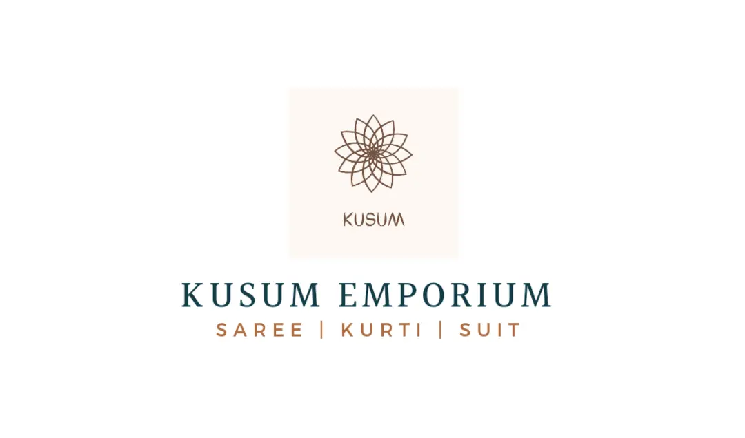 Visiting card store images of Kusum Emporium