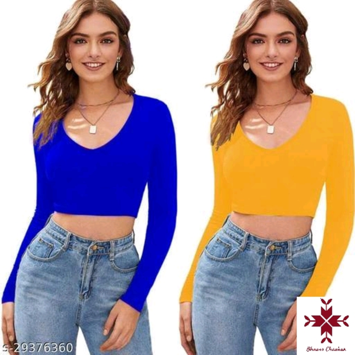Woman crop top uploaded by Evafashionstore on 2/22/2023