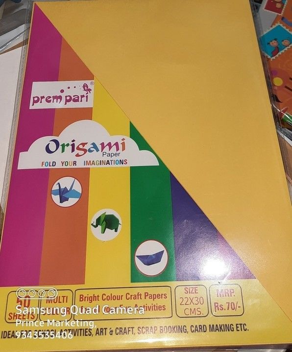 Prempari Origami Paper uploaded by Prince Marketing  on 2/22/2021