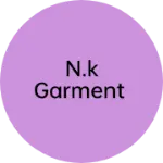 Business logo of N.k Garment