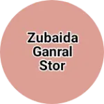 Business logo of Zubaida ganral stor