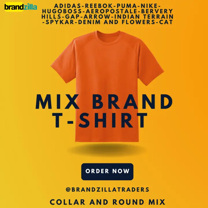 Mix brand t-shirt  uploaded by BRANDZILLA INDIA on 2/22/2023