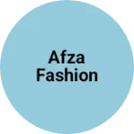Business logo of AFZA FASHION