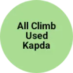 Business logo of All climb used kapda
