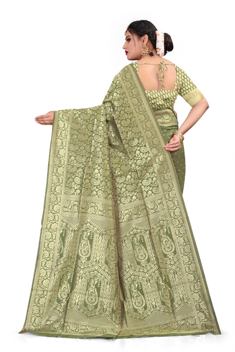 LADY queen sarees  uploaded by BUYMORE FASHION on 2/22/2023