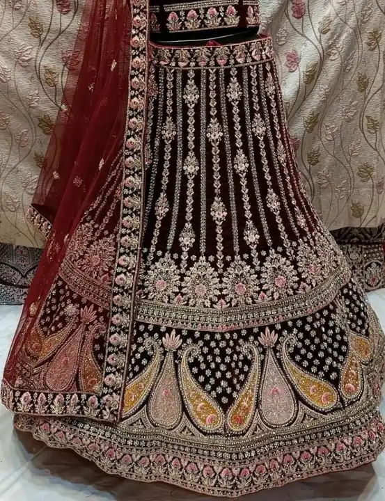 Heavy Jarcon lehenga bridal uploaded by Shyam kripa creation on 2/22/2023
