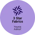 Business logo of 3 star fabrics and cosmetics