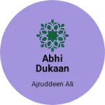 Business logo of Abhi dukaan khola Nahin