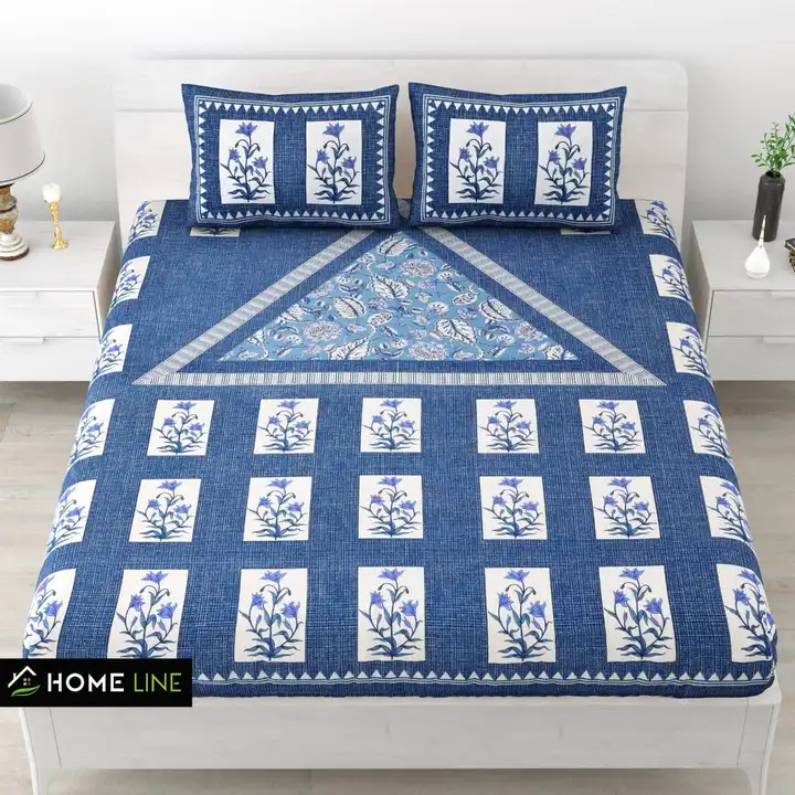 Pure cotton 90*100 bedsheet  uploaded by Aleexa Outlet on 5/31/2024