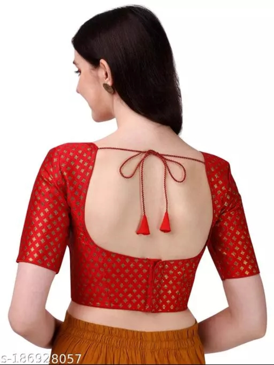 Womens attractive backstyle stitched partywear blouse uploaded by business on 2/22/2023