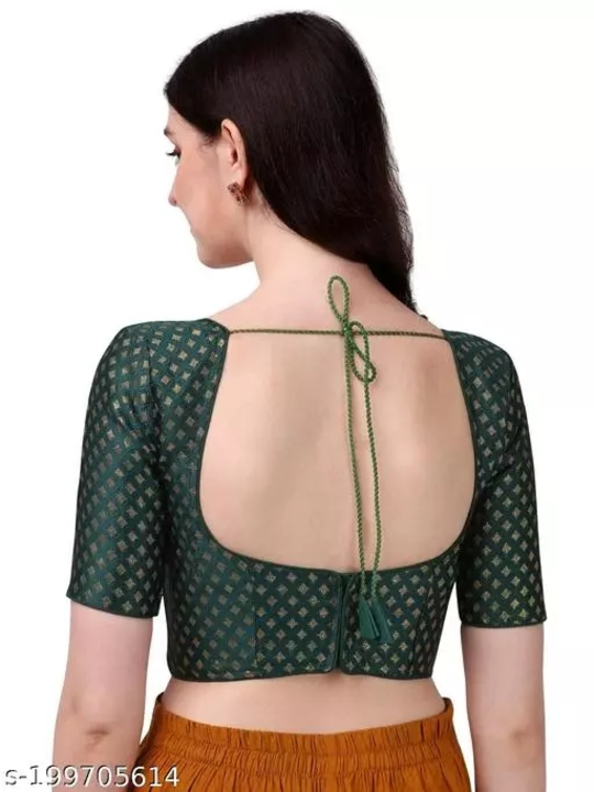 Womens attractive backstyle stitched partywear blouse uploaded by Biswadeep store on 2/22/2023