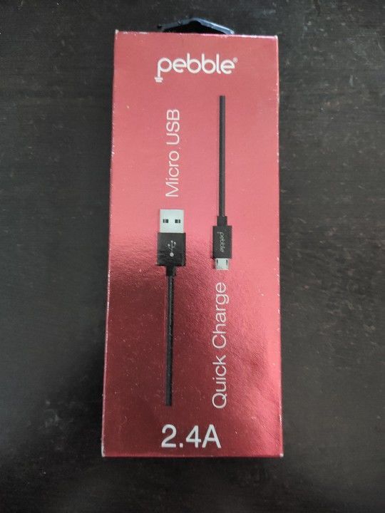 Pebble 2.4A V8 USB DATA CABLE uploaded by business on 2/22/2021