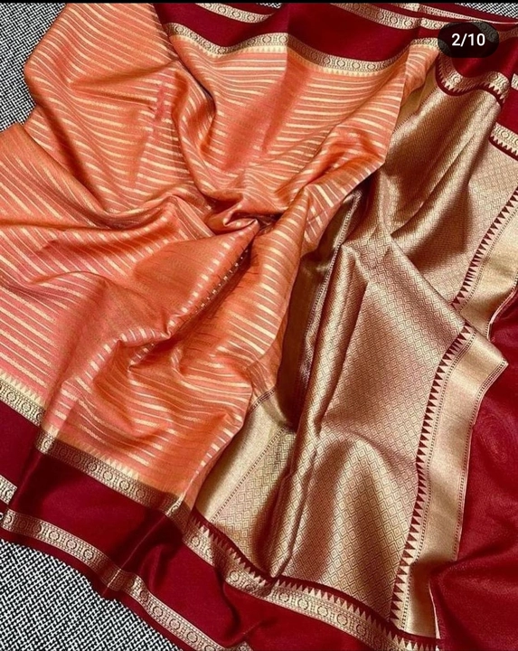 Soft silk saree uploaded by SILK DEAL on 2/22/2023