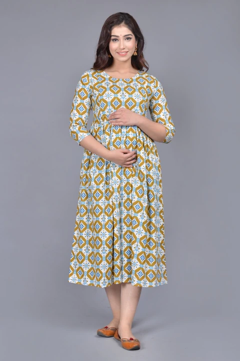 Cotton Anarkali Feeding / Maternity  Kurti  uploaded by Shree Dayal and Company on 2/22/2023