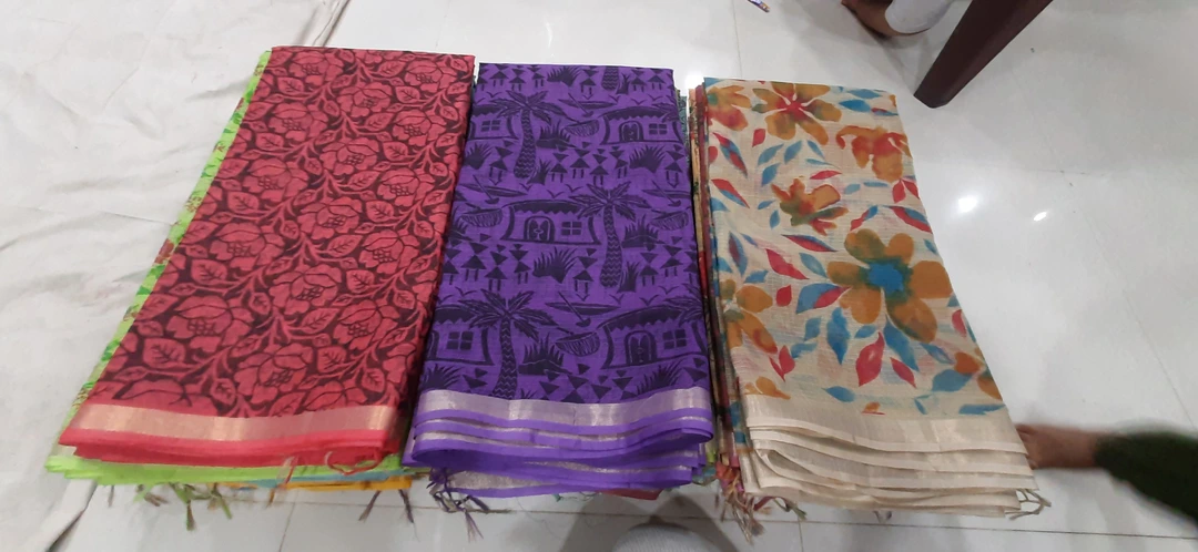 Cotton kota sarees uploaded by business on 2/23/2023