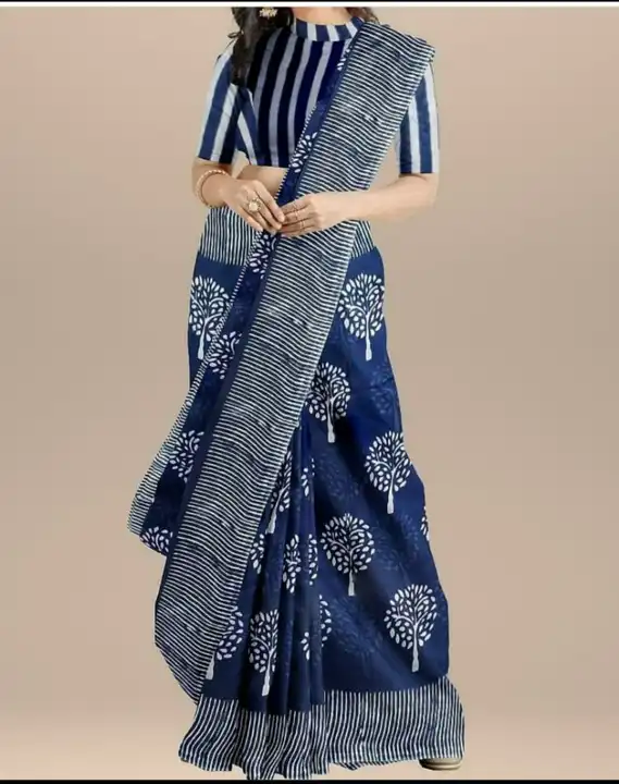Cotton saree mul mul  uploaded by Khatu shyam textiles  on 2/23/2023