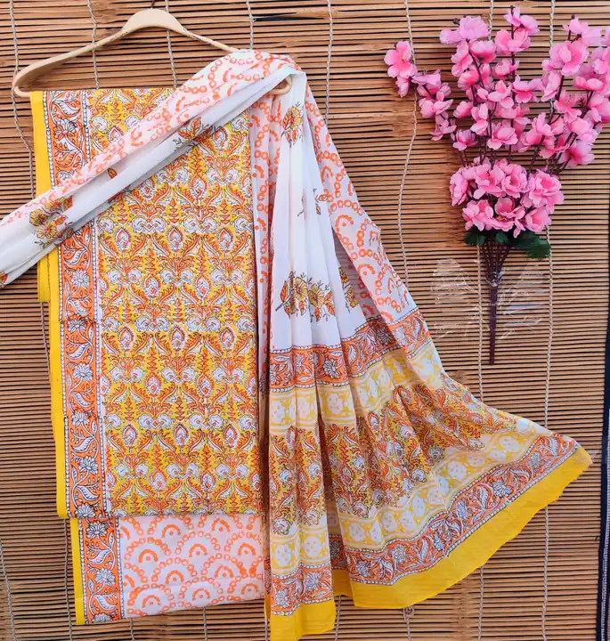 Cotton dupatta suit  uploaded by Indiana Creations  on 2/23/2023
