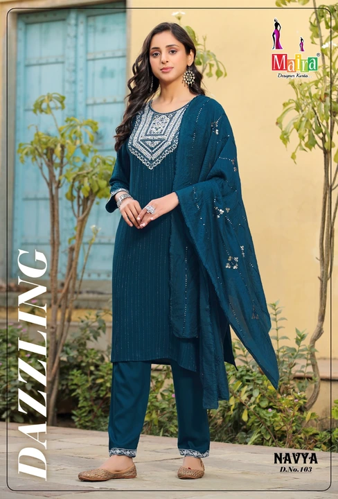 MAIRA 

ΝᎬᏔ ᎪᎡᎡᏆᏙᎪᏞ
            ⬇️
STYLISH LOOK

    🔥NAVYA 🔥
             VOL-1

⭐𝐃𝐄𝐒𝐈𝐆𝐍𝐄 uploaded by Agarwal Fashion  on 2/23/2023