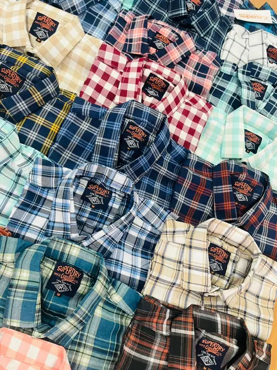 Men's Double Pocket Check Shirt uploaded by Jai Mata Di Garments on 2/23/2023