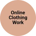 Business logo of Online clothing work