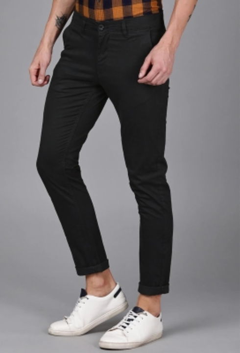 FUBAR Slim Fit Men Black Trousers uploaded by business on 2/23/2023