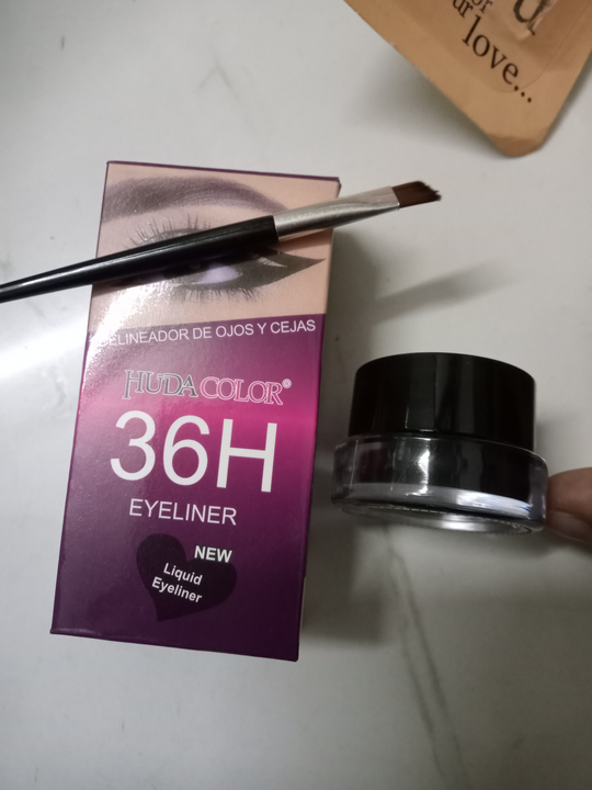 Huda color gel  long lasting liner 150 rs only book fast few psc left .
For order dm m uploaded by business on 2/23/2023