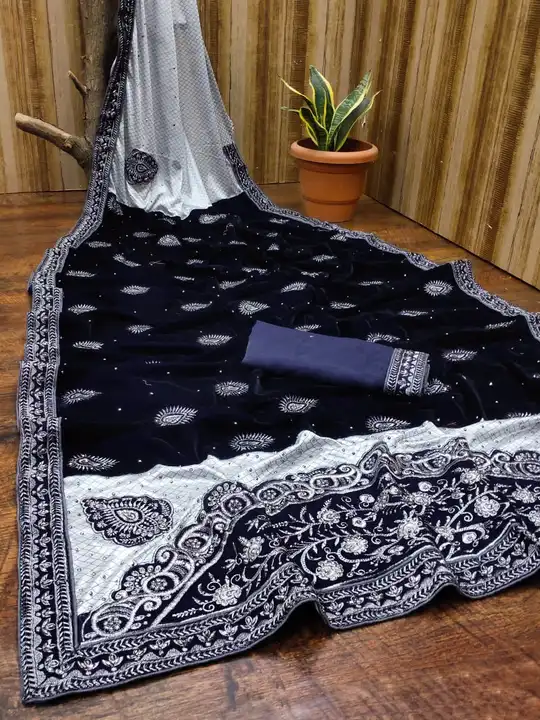 

We have made something new with Fancy Licra silver coted fabric, fancy Licra fabric with full embr uploaded by Vishal trendz 1011 avadh textile market on 2/23/2023