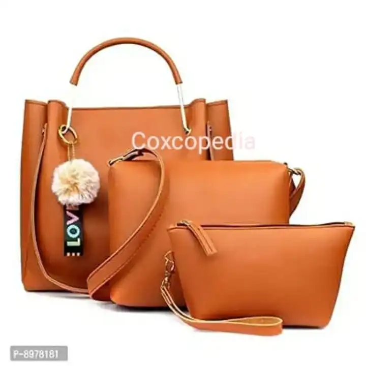 Woman Hand Bag Latest design for girls ladies Combo Set 2
 uploaded by business on 2/23/2023