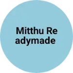 Business logo of Mitthu readymade