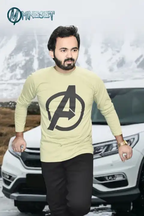 Pista green Avengers printed F/s tshirt uploaded by MineSet fashion on 2/23/2023