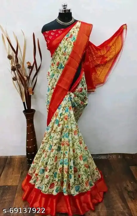 Beautiful saree silk uploaded by Sreshtin global impex on 2/23/2023