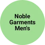 Business logo of Noble garments men's wear