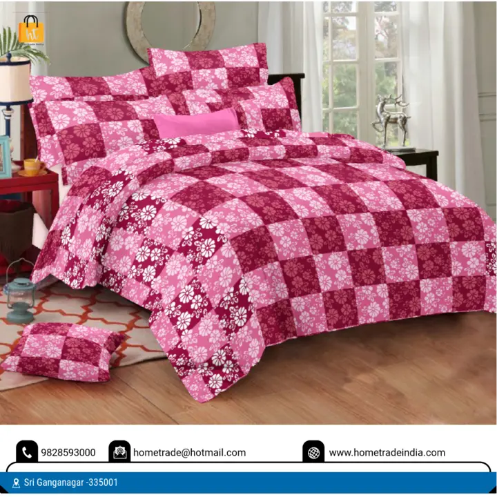 King size Bedsheet  uploaded by Hometrade India on 2/23/2023