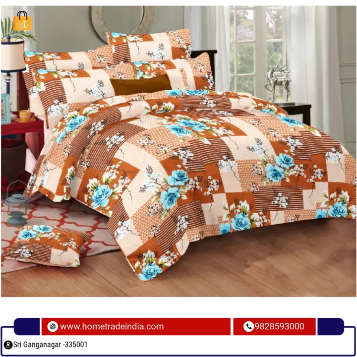 King size Bedsheet  uploaded by Hometrade India on 2/23/2023