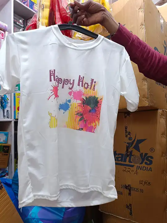 Holi t-shirts uploaded by MOHIT traders  on 5/28/2024