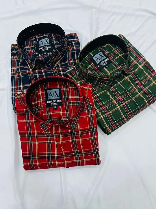 MEN COTTON TWILL  EROD  CHECK  SHIRT SIZE(M  L  XL  )  uploaded by Rs fashion on 2/23/2023