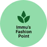 Business logo of Immu's fashion point