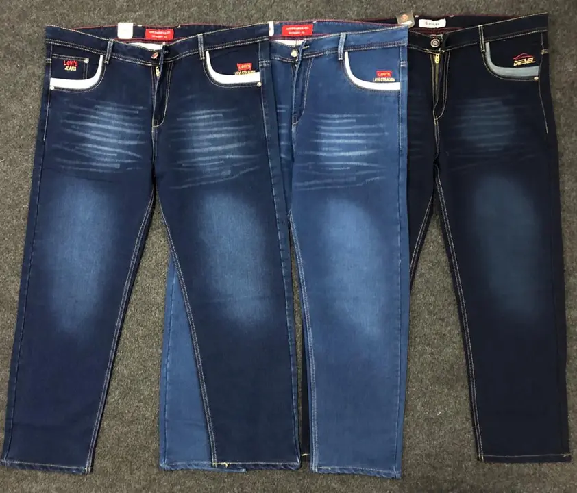 Plus size jeans 36-38-40 uploaded by Gagan Apparels on 2/23/2023