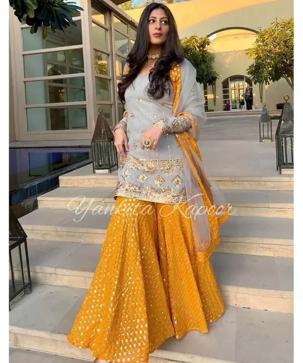 Sharara Suit  uploaded by AISH NAWAZ COLLECTION on 2/23/2023