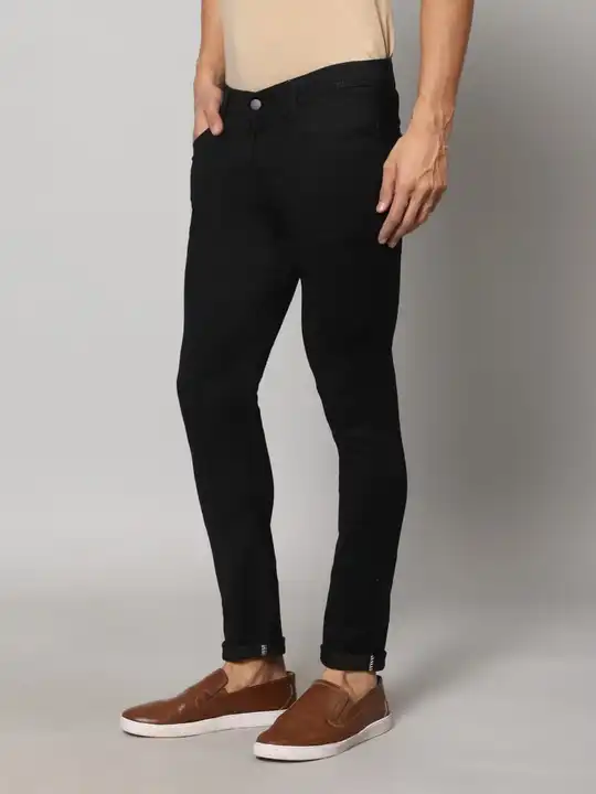 First Step Mems Black Cotton Knitted Jeans (28-32) uploaded by Aarav Collection on 2/24/2023
