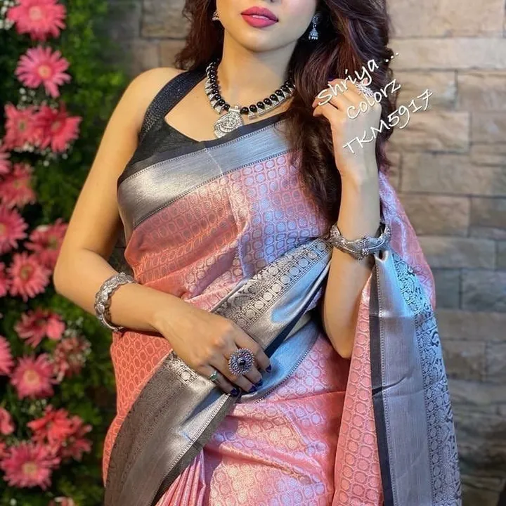 Beautiful pink rich Pallu silk saree  uploaded by DUDHAT Impax on 2/24/2023