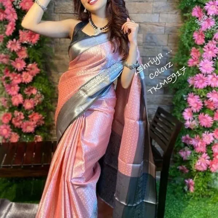 Beautiful pink rich Pallu silk saree  uploaded by DUDHAT Impax on 2/24/2023