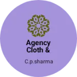Business logo of Agency cloth & Garment