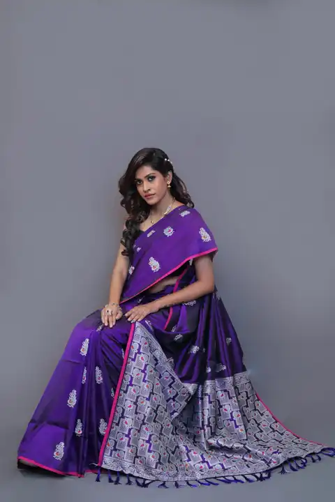 Attractive Banarasi silk saree  uploaded by DUDHAT Impax on 2/24/2023