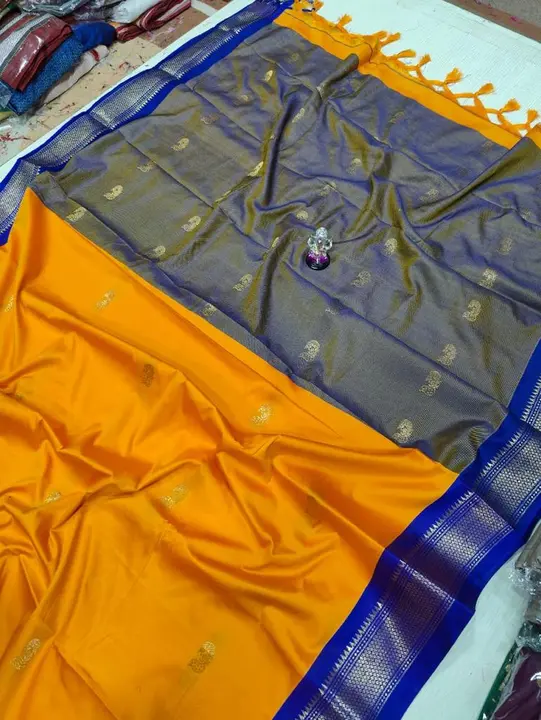 Beautiful Paithani style cotton silk saree  uploaded by DUDHAT Impax on 2/24/2023