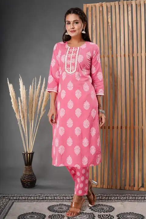 *NEW LAUNCH*

*A beautiful Outfit - cotton  embroidered  Kurta with embroidery work  Paired with pan uploaded by Saturn Fort Wears on 2/24/2023