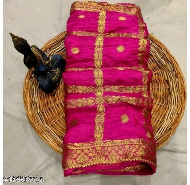 Pink Bandhani saree uploaded by Shruti Bandhani  on 2/24/2023