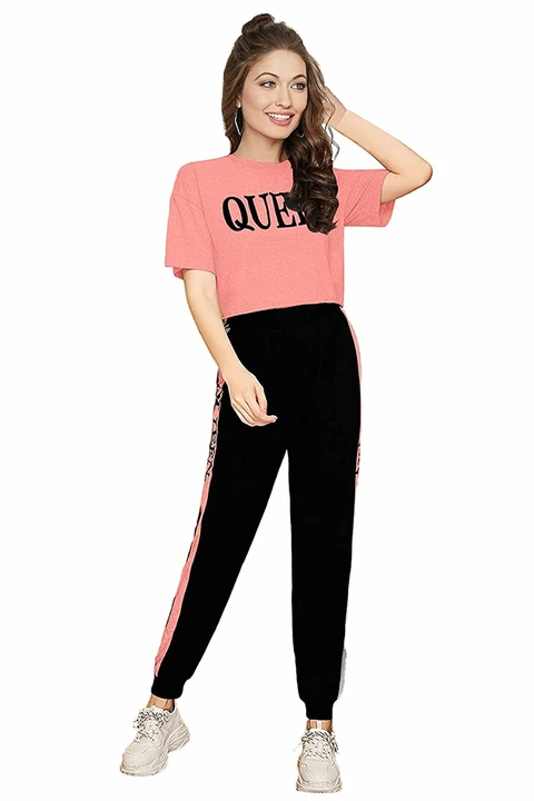 Women Tracksuit cotton t shirt and Pant pair uploaded by business on 2/24/2023