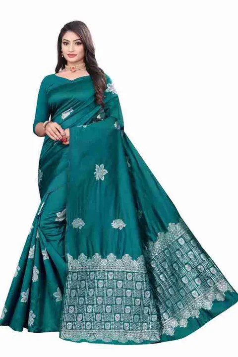 Beautiful soft silk saree  uploaded by DUDHAT Impax on 2/24/2023